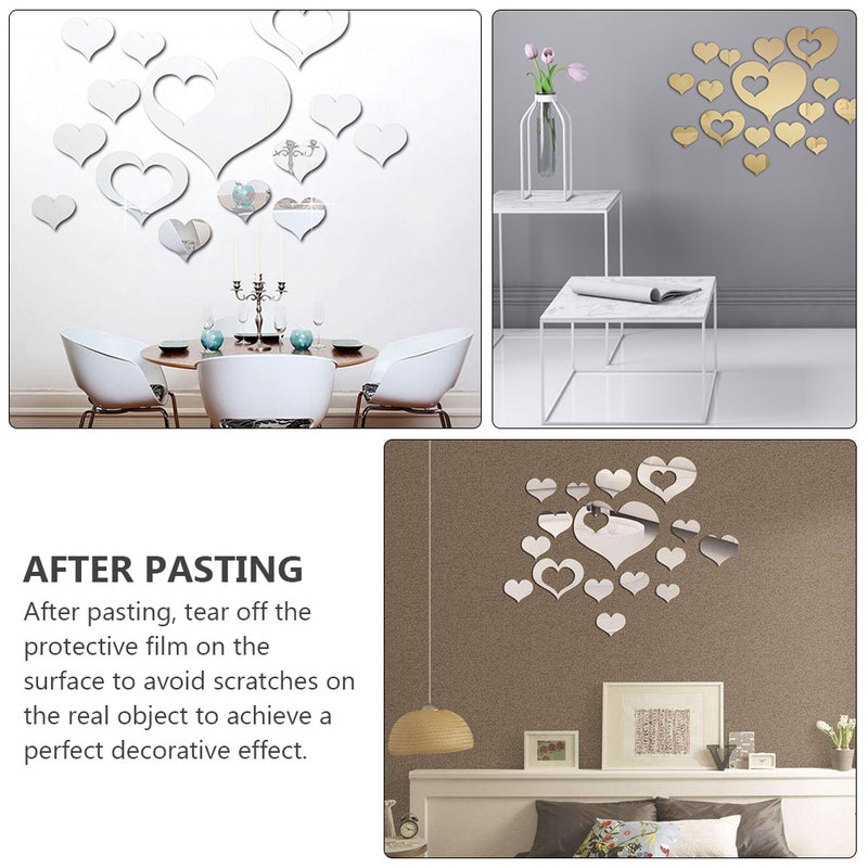 4 Sets 32 Pcs Stylish Fridge Stickers (Golden ) - Image 5
