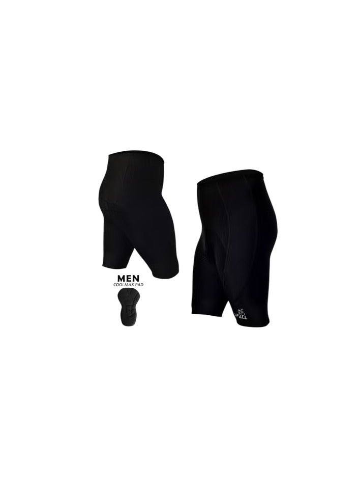 سبال شورت ركوب الدراجات للرجال - شورت صيفي سريع الجفاف مبطن لركوب الدراجات مع وسادة ثلاثية الأبعاد، جيد التهوية ويمتص الرطوبة لركوب الدراجات على الطرق والجبل - Image 1