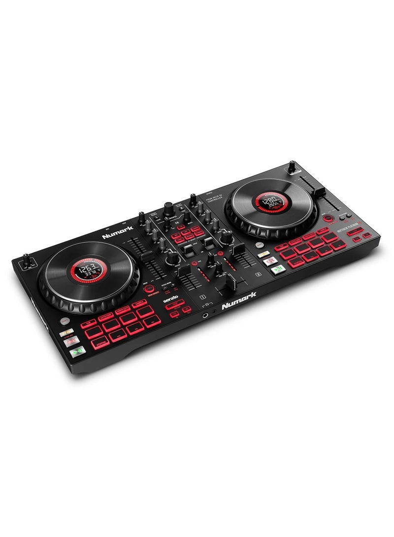 Numark Numark MIXTRACKPLATINUMFX 4-Deck Advanced DJ Controller with Jog Wheel Display  - Image 2