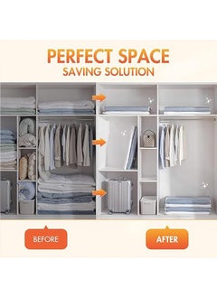 Generic 12Pcs Vacuum Storage Bags with Electric Pump Space Saver Sealer Compression Bags for Comforter and Blankets Jumbo Vacuum Seal Bags for Clothing Bedding Blankets Comforters Pillows (S+M+L+XL)  - Image 5