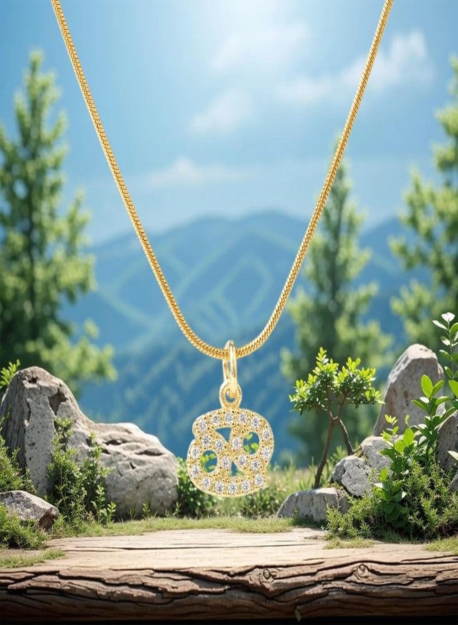 SALTY Pack of 2 Cosmic Zodiac Pendant-Cancer for Women | Stylish Locket Chain | Latest Fashion Jewellery Accessories for Girls | Minimal Jewelry | Ideal for Gifting | Marriage, Birthday | Gift for Valentine Day - Image 2
