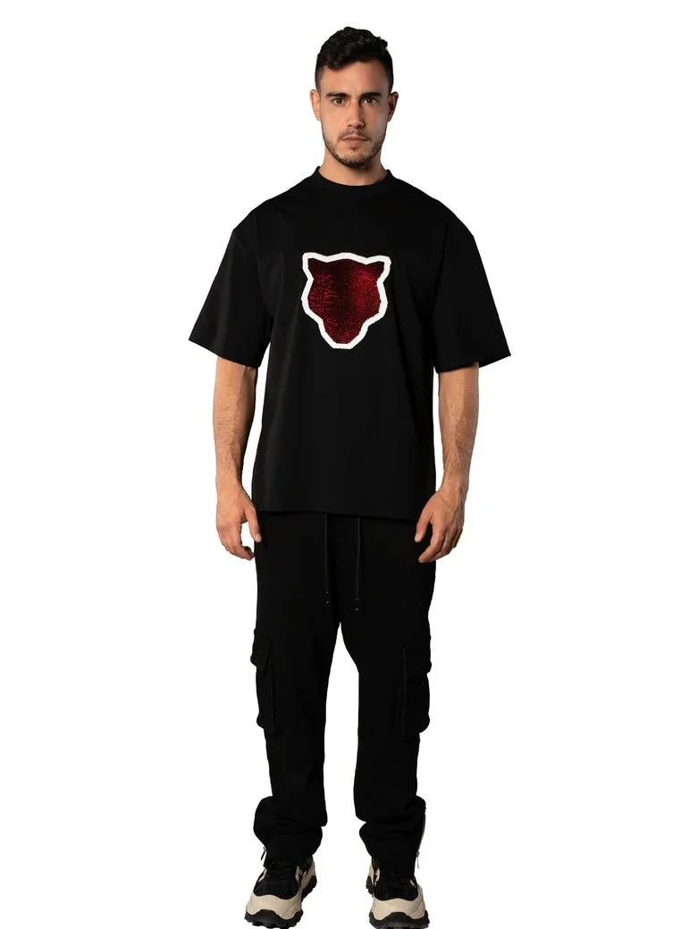 Tanjim Squad Black TANJIM SQUAD - PANTHER SEQUENCE T-SHIRT BLACK for Men | Best Price UAE