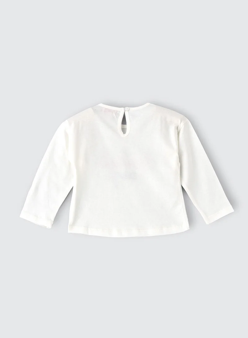 Jelliene Knit t-shirt with print at front
