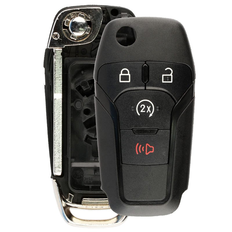 KeylessOption Remote Start Flip Key Fob Shell Case Replacement for Ford N5F-A08TDA, 5923694 - Image 4