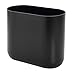 iDesign Cade Slim Bathroom Trash Can, for Bedroom, Kitchen, Office, Waste, Matte Black - Image 2