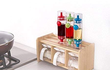 RKPM 2 in 1 Cooking Oil Sauce Vinegar Herbs Spice Dispenser Bottle Sprayer 2 Way Kitchen Tool Random Colors Single Piece - Image 3