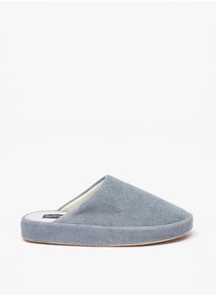 DUCHINI Men's Solid Slip-On Bedroom Slippers  - Image 1