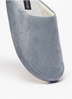 DUCHINI Men's Solid Slip-On Bedroom Slippers  - Image 2