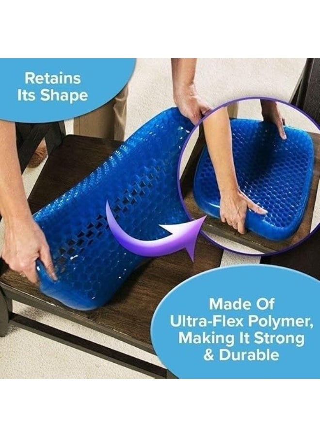 Orthopedic Back Cushion – Ergonomic Lumbar Support Pillow – Relieves Back Pain & Provides All-Day Comfort for Home, Office & Car (2 Pcs) - Image 2