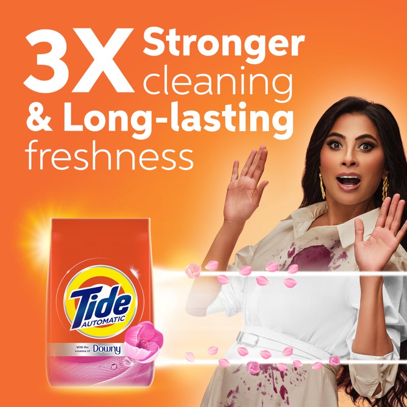 Tide Automatic Powder, Touch of Downy, Detergent Powder, Laundry Detergent, 2.5 KG - Image 2