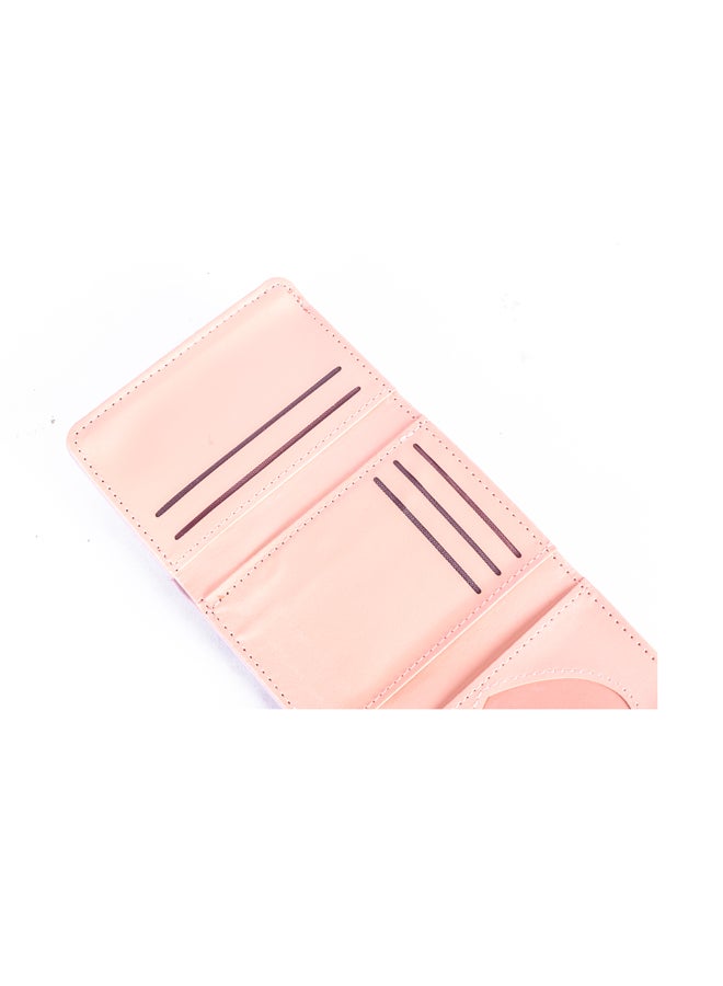 The Black Pearl Accessories Leather Flip Wallet & Card Holder with 9 Pockets - Beig - Image 3