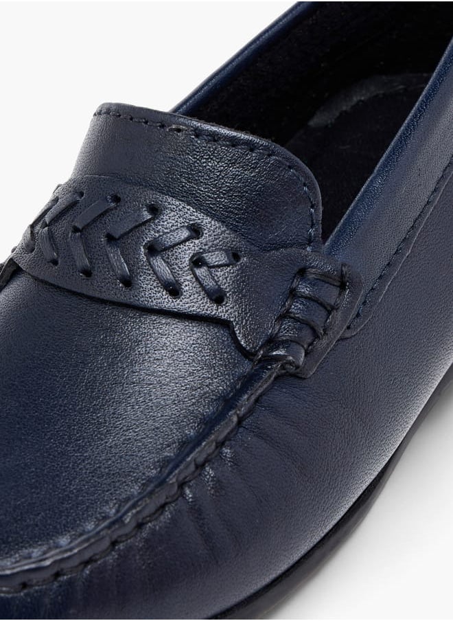 Mister Duchini Boys Textured Slip-On Loafers  - Image 4