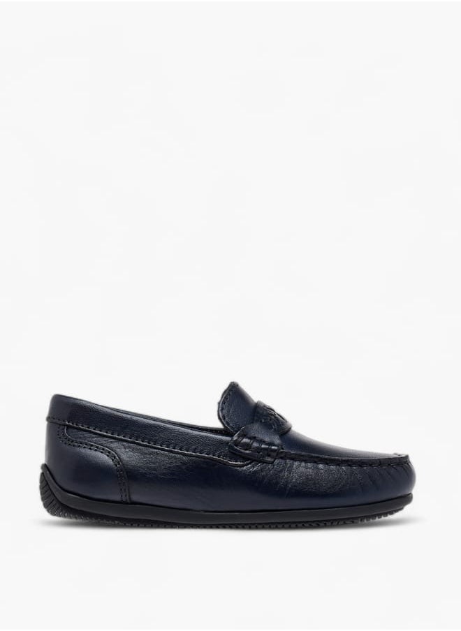 Mister Duchini Boys Textured Slip-On Loafers  - Image 3
