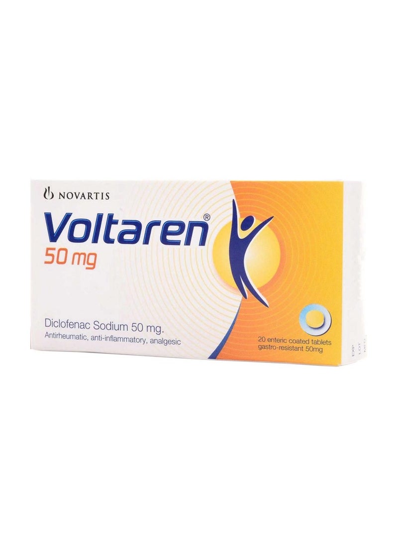 NOVARTIS - Voltaren 50Mg 20S Tab - Image 1