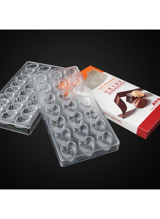 Generic Baast/bakest PC Almond Sandwich Nut Chocolate Mold Dessert Control-Color:2092 Heart-shaped Chocolate Mold  - Image 3