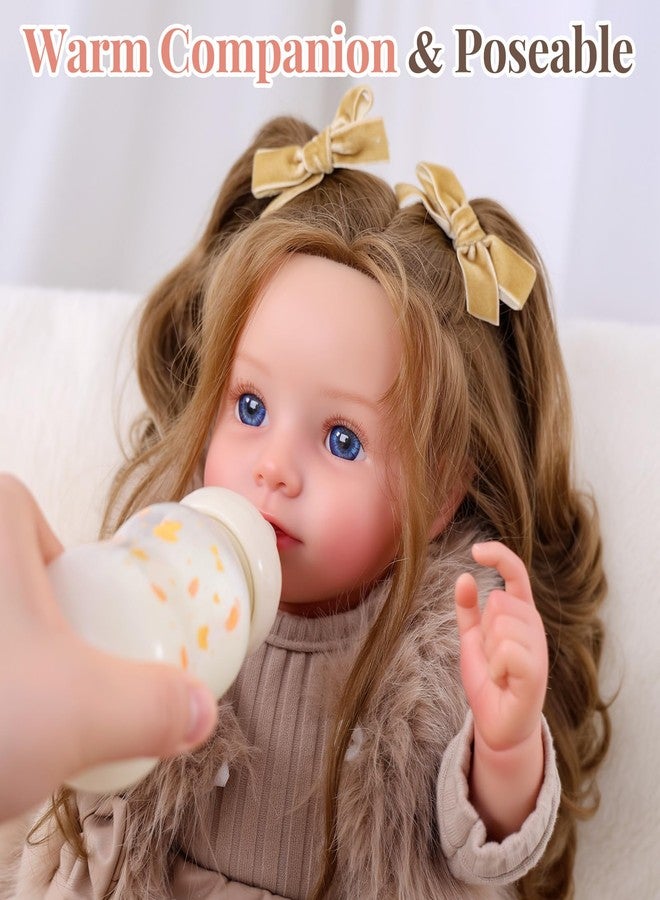 BABESIDE Lifelike Reborn Baby Dolls, 20 Inch Realistic Real Life Baby Poseable Doll for Girl Soft Vinyl and Cloth Body Baby Dolls with Clothes and Toy Gift for Kids Age 3+ - Image 2