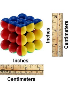 Nabhya Nabhya Cube Ball 3x3x3 Magic Cube Speed Yongjun Puzzle 60mm Stickerless Competition Cubes Toys for Children and Adult Original Product  - Image 2