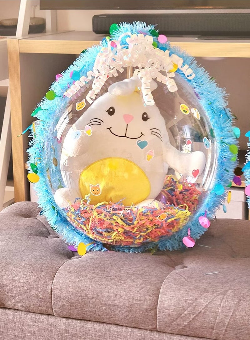 20 قطعة البالونات بوبو ، بالون الفقاعة الشفافة بوبو للبالون للحشو ، البالونات باتي بوبو نظيفة بوبو لعيد عيد ميلاد عيد ميلاد عيد ميلاد (24 بوصة) - Image 2