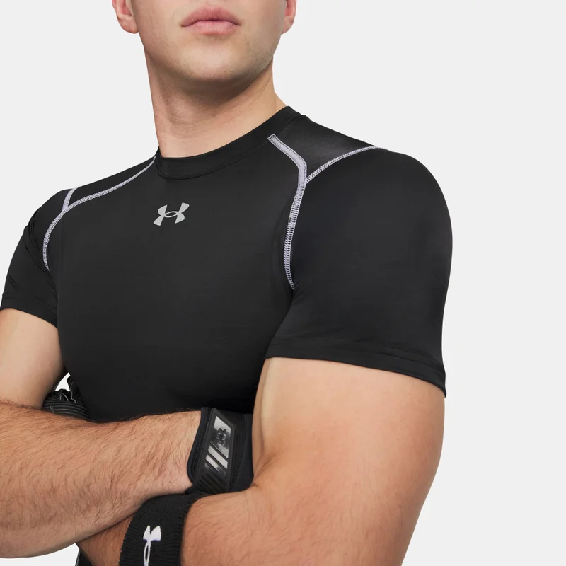 Under Armour Black Men's HeatGear Elite Training T-Shirt for Men | Best Price UAE