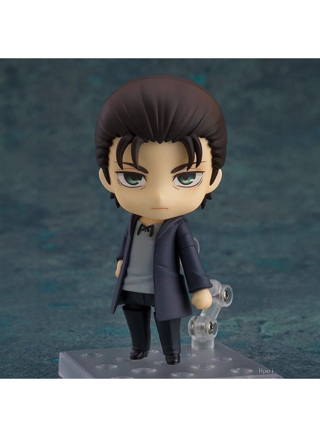 general Attack on Titan Eren Yaeger movable Replacement Face Doll Model Decoration Desktop Decoration Toy Gift for Family and Friends - Image 1