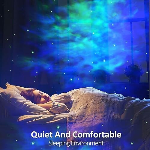 Desidiya Star Projector Galaxy Projector Remote Control-360° Adjustable Timer Kids Sitted Astronaut Nebula Night Light,Gaming Room,Home & Party Corded Electric - Polycarbonate,Led,Multicolor - Image 5