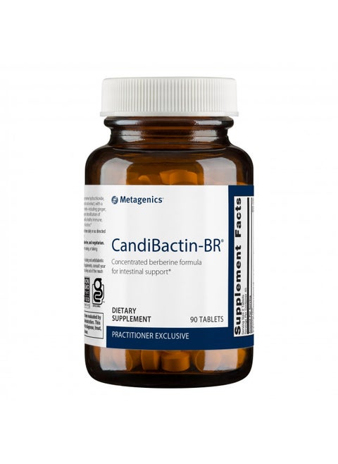 Metagenics CandiBactin-BR - Concentrated Berberine for Intestinal Support* - with Berberine, Oregon Grape & Coptis Root Extract - Gut Health Supplements* - Gluten-Free - Vegetarian - 90 Tablets