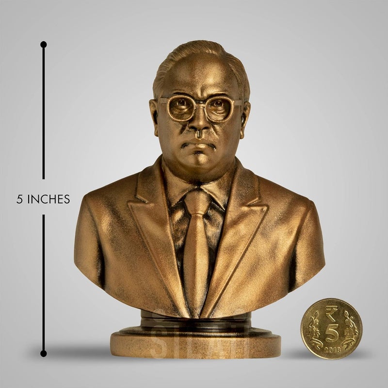 SILAII DrBRAmbedkar Sculpture 5 INCH Antique Bronze Colour - Image 2