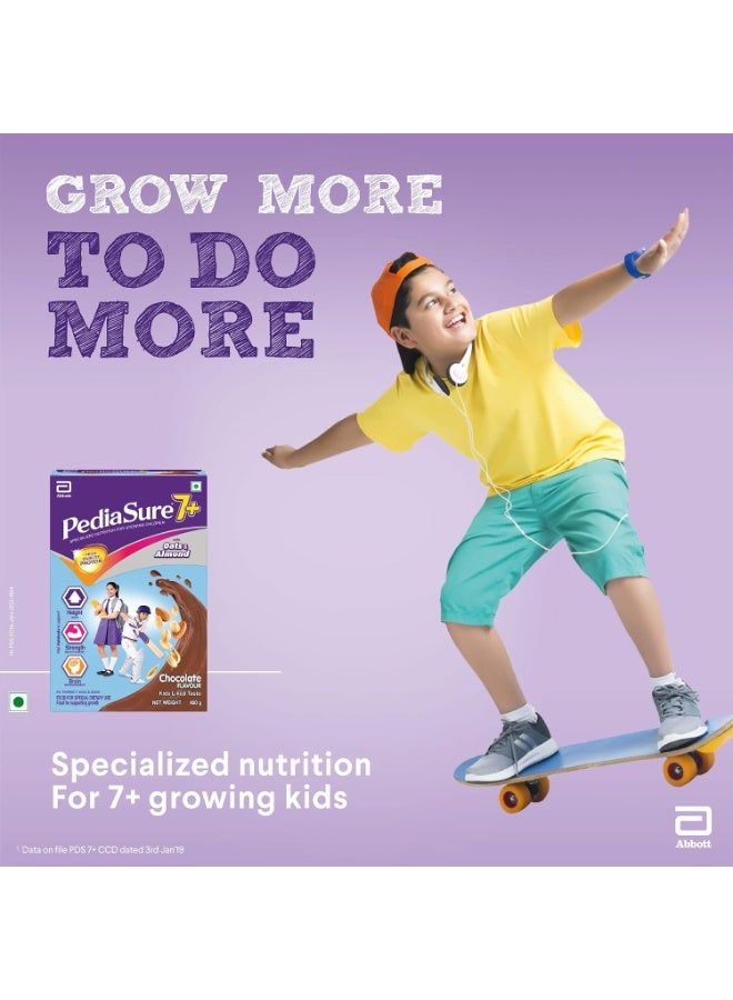 بدياشور بودرة مشروب التغذية المتخصصة "بيدياشور 7+" (Pediasure 7+) للأطفال في مرحلة النمو - نكهة الفانيليا - 800 جم - Image 4