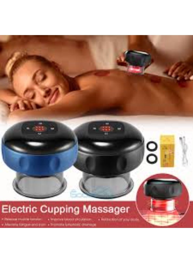 استمتع بتجربة استرخاء فريدة مع جهاز التدليك الكهربائي بالحجامة. مصمم لتوفير تدليك مريح باستخدام تقنية الحجامة المتقدمة، حيث يساعد على تحسين الدورة الدموية وتخفيف توتر العضلات وتعزيز الصحة العامة. مثالي للاستخدام المنزلي أو كهدية مميزة لعشاق الاسترخاء. - Image 1