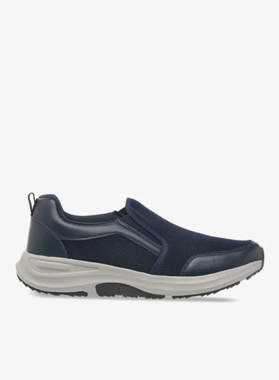 LBL by Shoexpress Men Panelled Slip-On Loafers with Pull Tabs