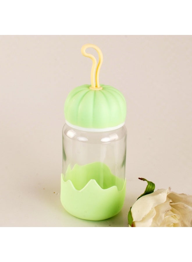 NIBEMINENT Glass Travel Cup Tea Infuser Portable Travel Tea Bottle - Image 1