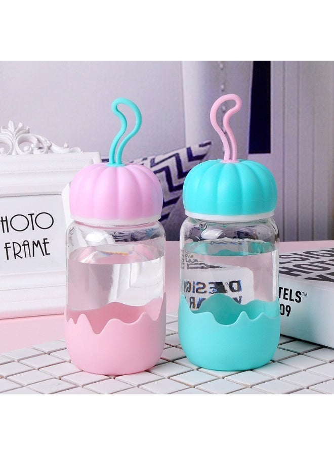NIBEMINENT Glass Travel Cup Tea Infuser Portable Travel Tea Bottle - Image 4