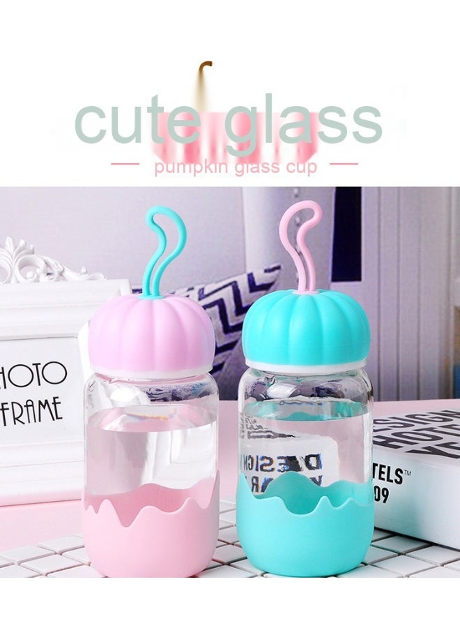NIBEMINENT Glass Travel Cup Tea Infuser Portable Travel Tea Bottle - Image 3