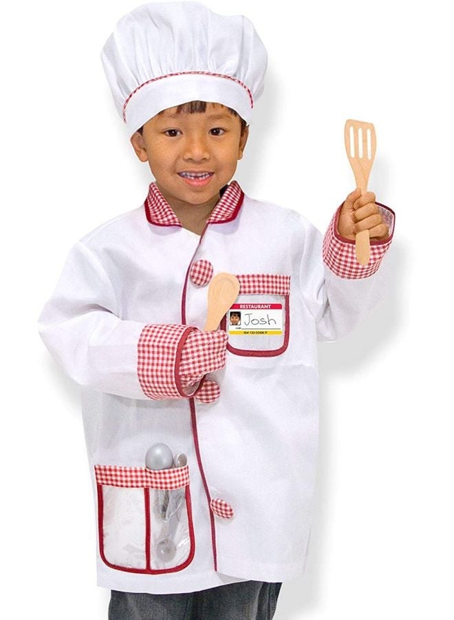 NIBEMINENT 11-Piece Chef Role Play Costume Set 14838 L - Image 4
