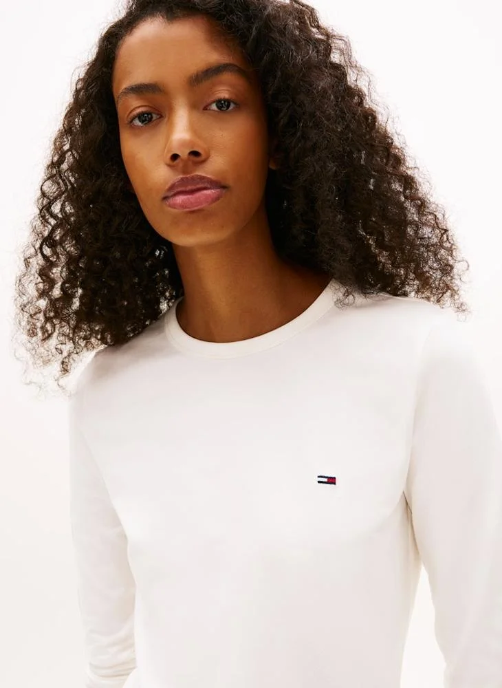 TOMMY JEANS Logo Crew Neck T-Shirt