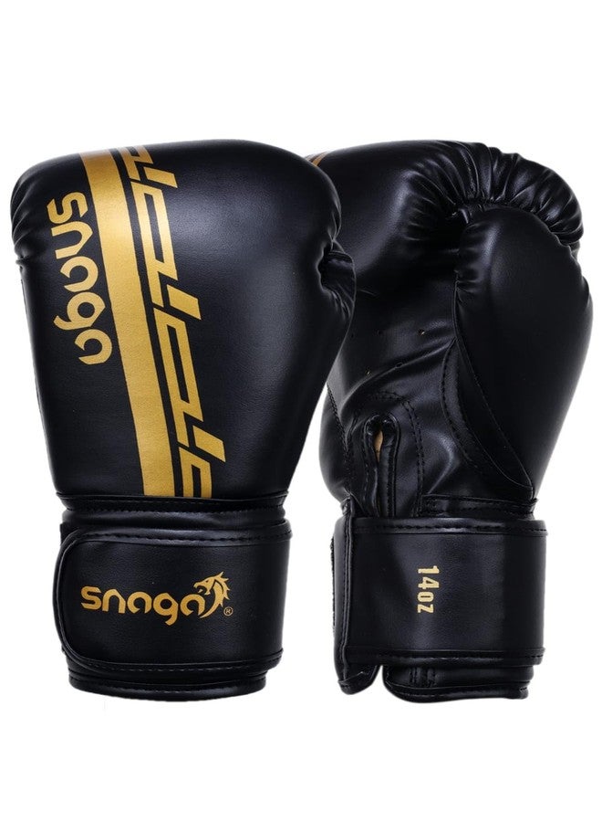 Snaga Complete Boxing Kit - Premium Vegan Leather Boxing Gloves with Hand Wraps & Skipping Rope | Shock-Absorbing, Durable & Comfortable | for Boxing, Kickboxing, and Training (Black, 8oz) - Image 2