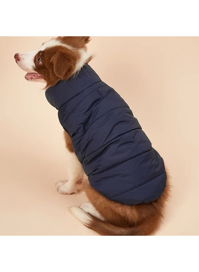 Coffee Color XXL Dog Winter Coat Warm Thickened Padded Pet Jacket Soft Comfortable - Image 3