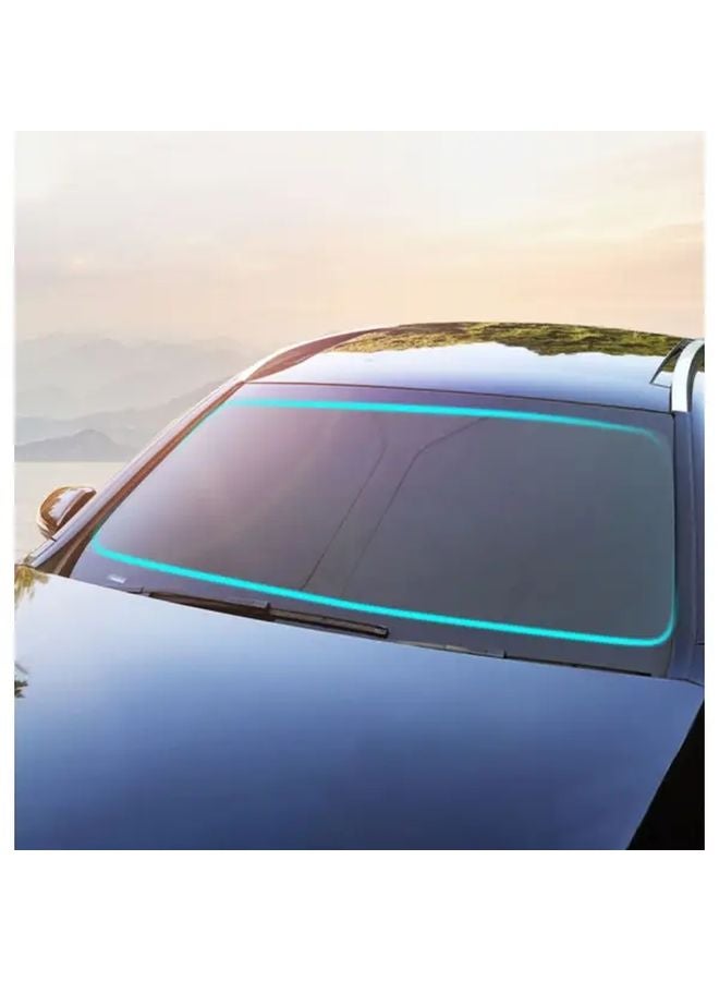 Medium Car Sunshade Visor for Front Windshield UV Protection Heat Glare Reduction - Image 5