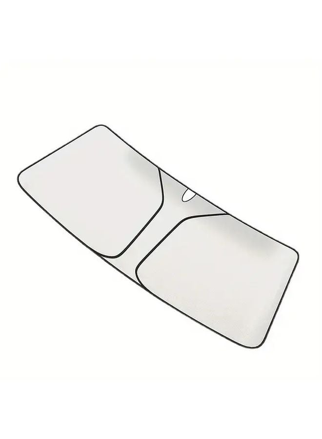 Medium Car Sunshade Visor for Front Windshield UV Protection Heat Glare Reduction - Image 2