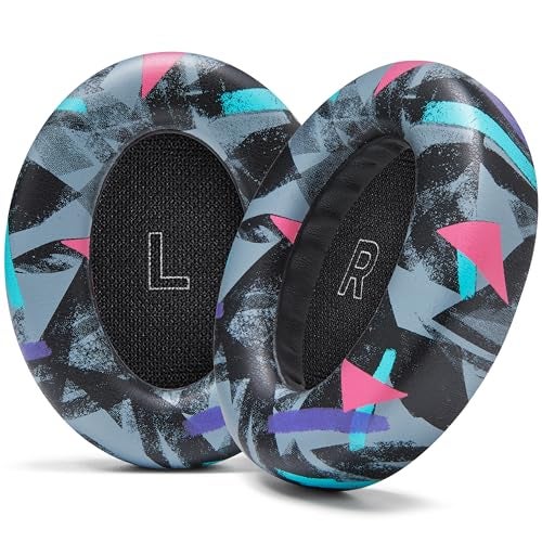 WC PadZ QC Ultra Upgraded Replacement Earpads Compatible with Bose QuietComfort Ultra Gen 1 Gen 2 by Wicked Cushions Enhanced Comfort Thickness Durability 90s Black - Image 1