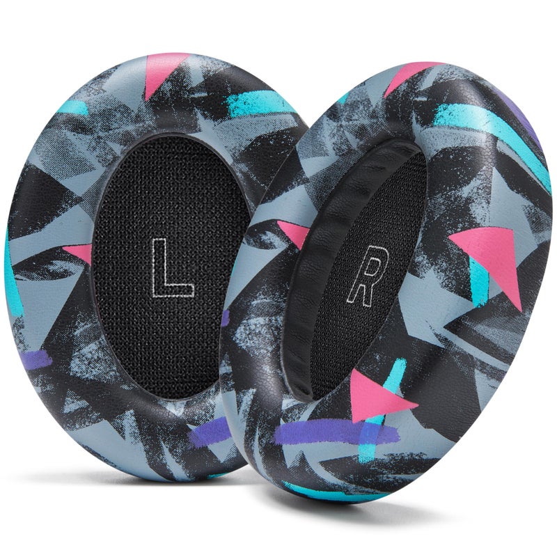 WC PadZ QC Ultra Upgraded Replacement Earpads Compatible with Bose QuietComfort Ultra Gen 1 Gen 2 by Wicked Cushions Enhanced Comfort Thickness Durability 90s Black - Image 2