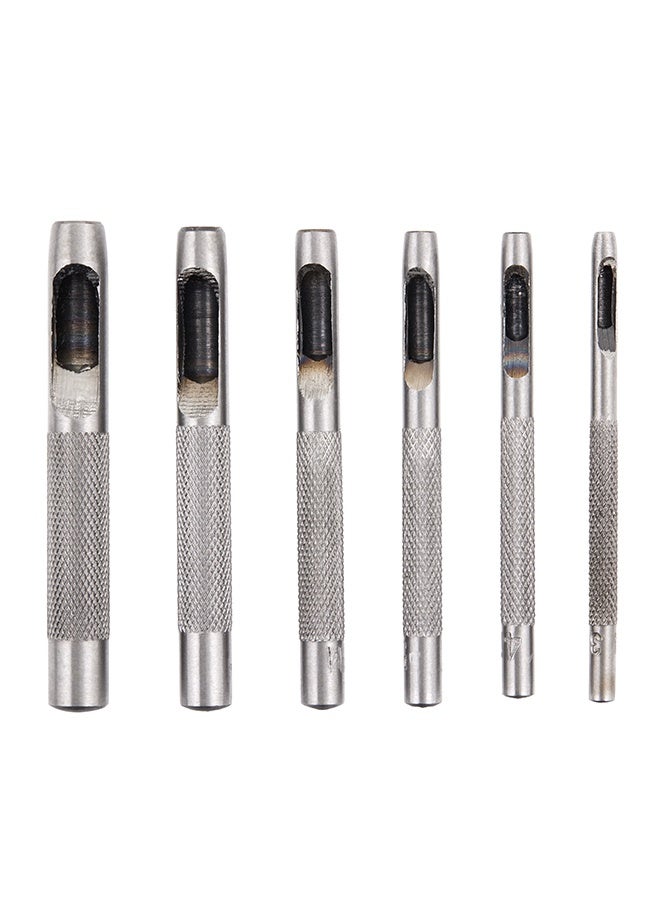 LAWAZIM Pro7 Precision Hollow Punch Set -6 Piece- Versatile Circular Hole Punch Tools with 3mm-8mm Sizes for Leather, Fabric, Rubber, and Plastic - Ideal for DIY Crafting Gasket Making and Professional Use - Image 3