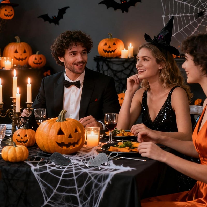 BESTOYARD 2 Pcs Realistic Fake rat Prank Toys, Mini Simulated Mouse Model, Lifelike Creepy Mouse Figures for Party Tricks, and Fun Interactions - Image 4