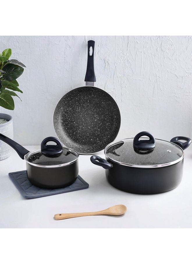 Home Box Atlanta 6-Piece Non-Stick Cookware Set 40 x 5.5 x 24 cm 