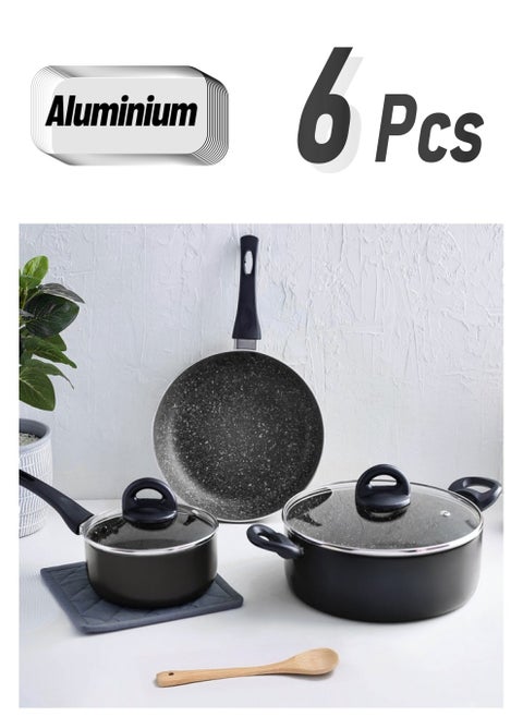 Atlanta 6-Piece Non-Stick Cookware Set 40 x 5.5 x 24 cm