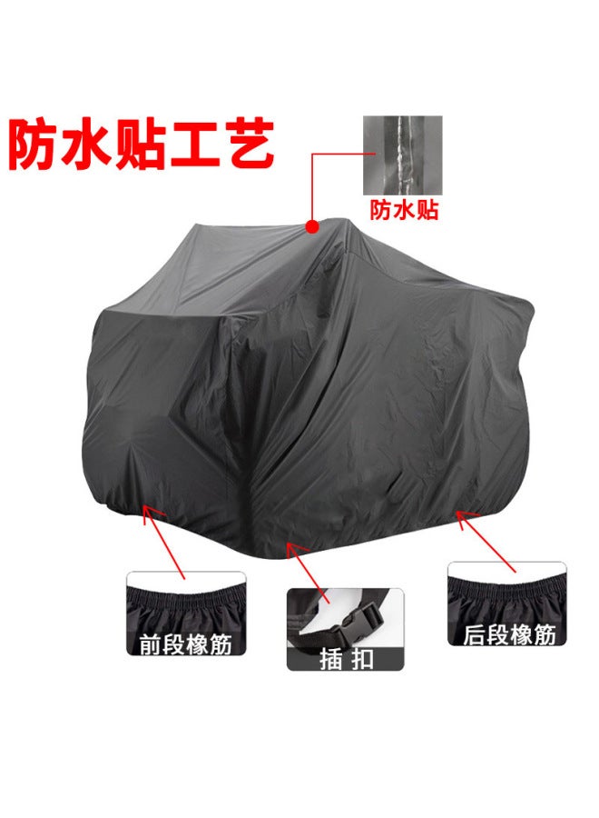 Rainproof And Sunproof 210d Atvcover Atv Clothing Thickeneded Silver-coated Waterproof Sticker