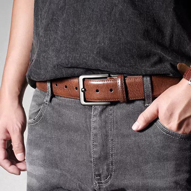 Men's Retro PU Leather Belt - Image 4