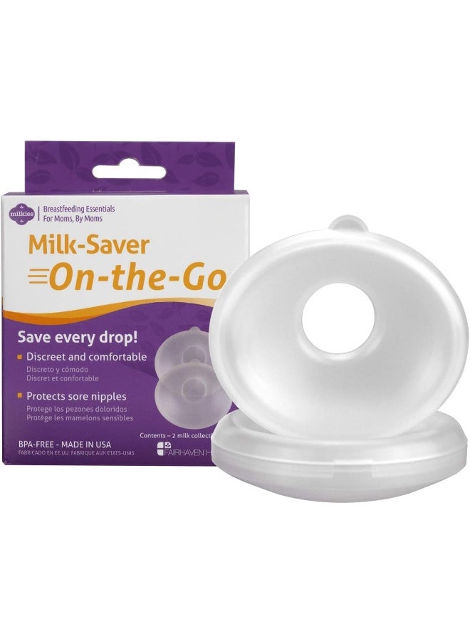 Milkies Milkies Milk-Saver On-The-Go Breast Shells  - Image 1