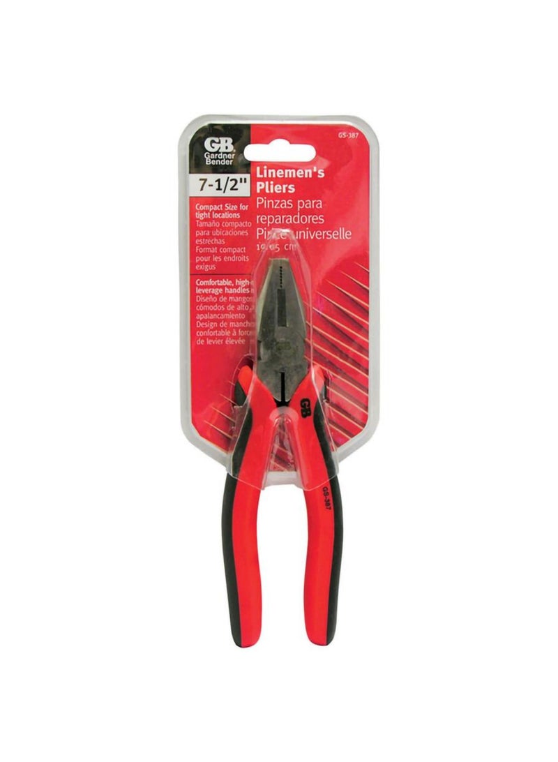 gardner Bender Medium Duty Linesman Pliers 19.05 Cm