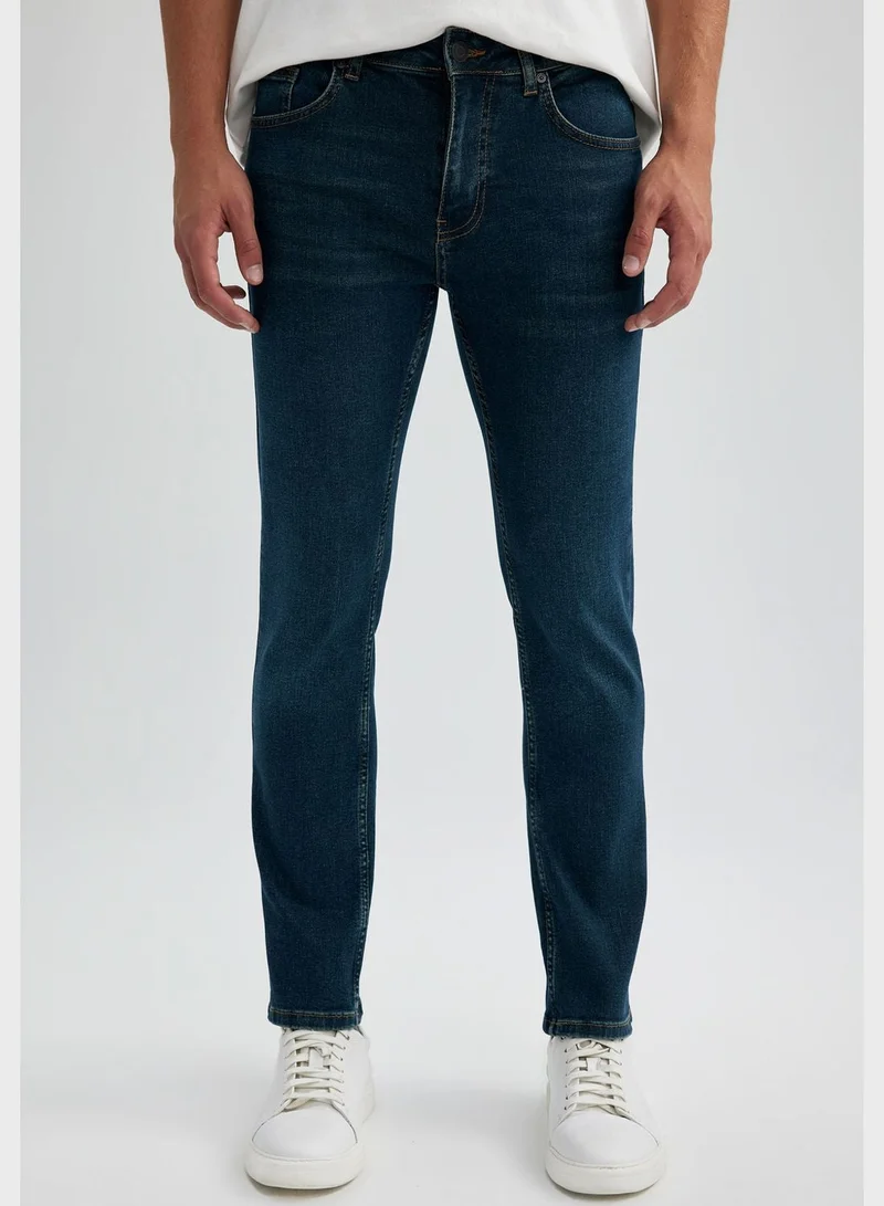 DeFacto Mid Wash Slim Fit Jeans